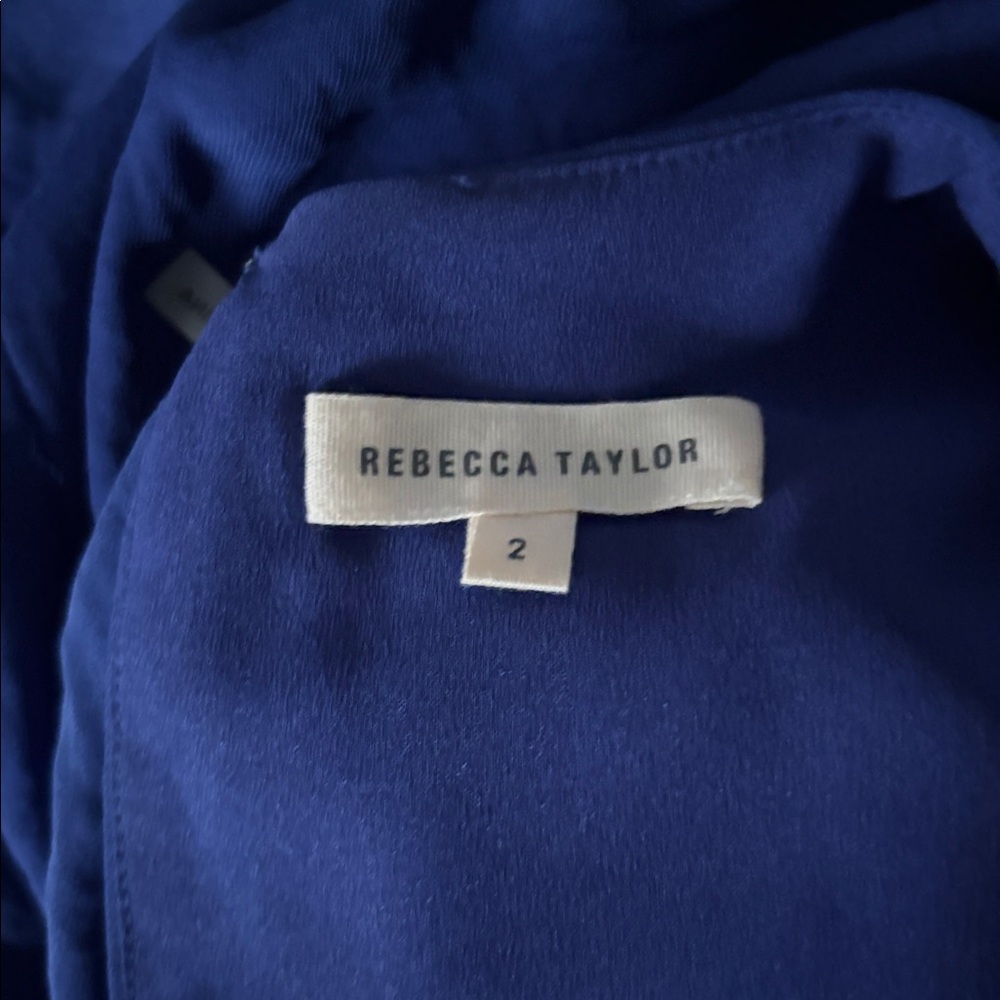 REBECCA TAYLOR Sleeveless Dress in Royal Blue Size 2 — ABSOLUTELY GORGEOUS!!! - Picture 8 of 11